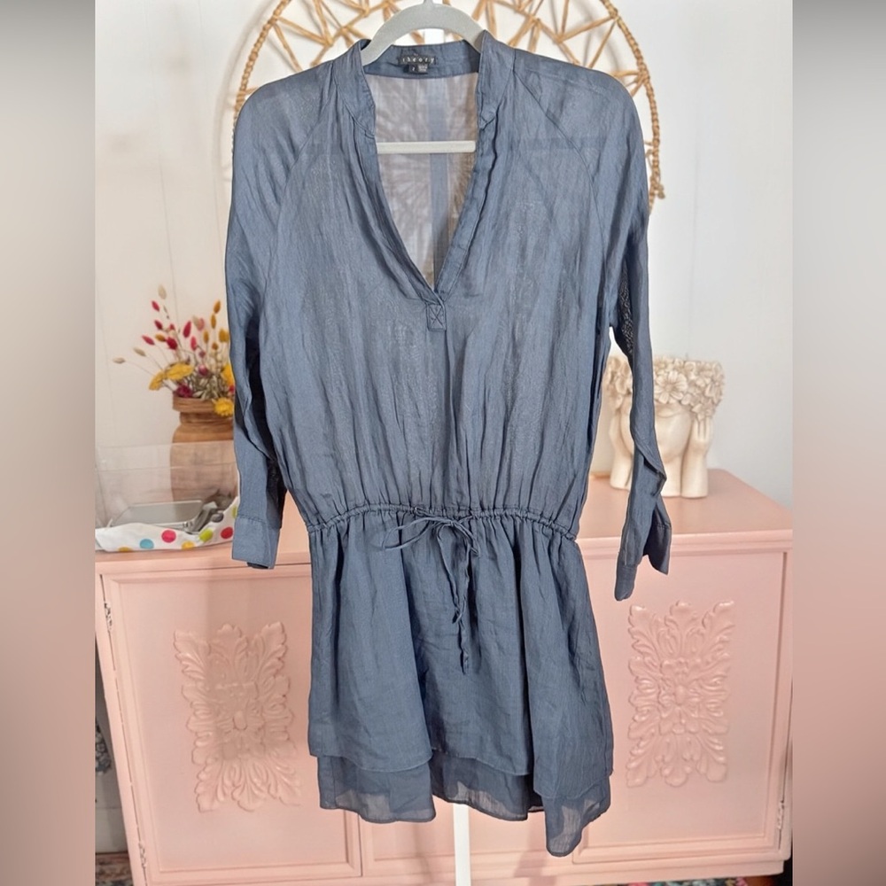 Women’s Theory Size 2 Navy Blue Tunic Dress‎